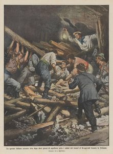 Italialainen työntekijä poistettiin elävältä kymmenen päivän haudattua tunnelin lohkareiden alle?