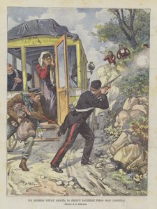 Naamioitujen ryöstöjen kimppuun kohdistuva postin ahkeruus lähellä Orania (Sardinia)