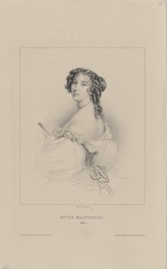 Françoise dAubigné, Marquise de Maintenon 1635-1719, 1830-1840. tekijältä Achille Devéria