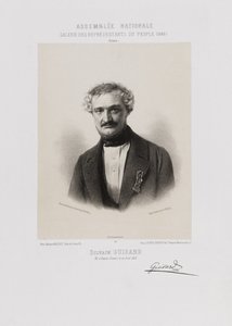 Kansalliskokous, kansanedustajien galleria - Sylvain Guizard (Creuse) tekijältä Achille Devéria