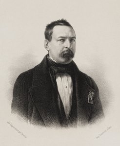 Kansalliskokous, kansanedustajien galleria - Toussaint Bravard tekijältä Achille Devéria