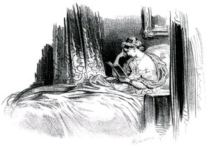 Madame Bovary Gustave Flaubertin romaanista tekijältä Achille Devéria