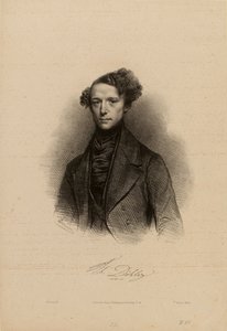 Säveltäjä Theodor Döhlerin muotokuva 1814-1856. tekijältä Achille Devéria
