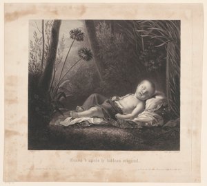 Portreet van Napoleon Frans Karel Jozef Bonaparte tekijältä Achille Désiré Lefèvre