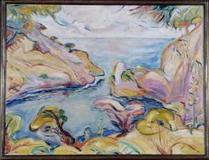 Figuerollesin kalankki La Ciotatissa Achille-Emile (Achille Emile) Othon Friesz (1879-1949) 1907 Pakollinen maininta: Provencen säätiön tervehdyskokoelma, Marseille
