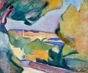 Välimeren maisema, n. 1907 (öljy kankaalle)