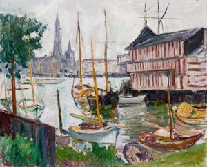 Yacht Basin Sainte-Annessa, Antwerpenissä tekijältä Achille Emile Othon Friesz