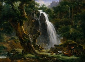 Vesiputous Mont-Doressa, 1818.