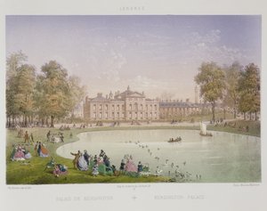 Kensingtonin palatsi, noin 1862 tekijältä Achille Louis Martinet