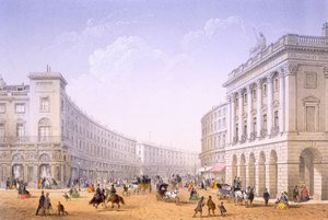 The Quadrant and Regent Street, Lontoo, 1862.