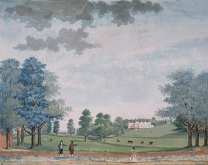Ang Great House at Park sa Chawton, c.1780 finn