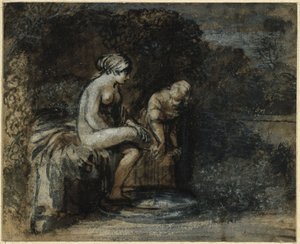 Batseba kylvyssä tekijältä Adam Elsheimer