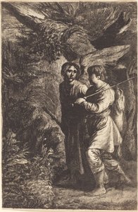 Tobias ja enkeli tekijältä Adam Elsheimer