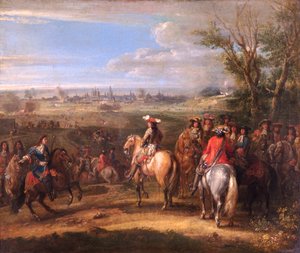 Louis XIV piirityksessä, 1678 tekijältä Adam Frans van der Meulen