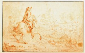 Adam Van der Meulen (1632-1690) sarvipeuran metsästys 1600-luvun Pariisissa, Louvre-museo tekijältä Adam Frans van der Meulen