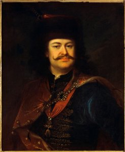 Francois II Rakoczi (1676-1735), Unkarin ja Transilvanian prinssi - Adam Manyokin (1673-1757) maalaus, öljy kankaalle (75,5x62,5 cm) tekijältä Ádam Mányoki