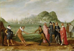 Allegoria hollantilaisten voitosta Espanjan laivastosta Gibraltarilla 25. huhtikuuta 1607, n. 1615-30