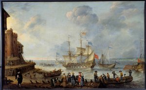 Adam Willaertsin (1577-1664) maalausalus 1600-luvun Le Havre, Musee des Beaux Arts