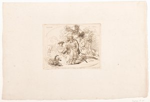 Juuda antaa Tamarille sinettisormuksensa Tamar et Judas (otsikko esineessä) Kuusi vedosta Rembrandtin piirustusten jälkeen, säilytetty Hofbibliothekissa Wienissä (sarjan nimi) Kuusi estampes gravées d