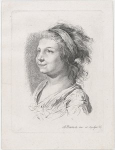 Maria Anna Schaubachin muotokuva, 1785. tekijältä Adam von Bartsch
