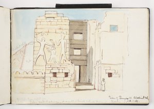 Sketchbook of Watercolours, Drawings and Notes, Meksiko, 1896-1898 (akvarelli) tekijältä Adela Breton