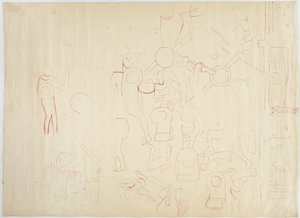 Eteläseinä, Jaguaarien ylempi temppeli, Chichen Itza, Meksiko tekijältä Adela Breton
