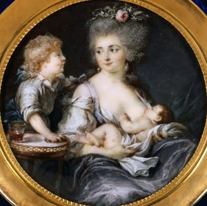 Madame Mitoire ja hänen lapsensa.