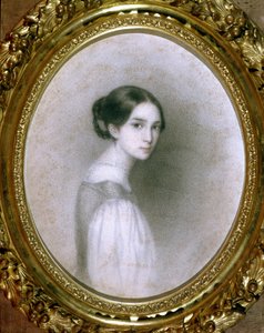Leopoldine Hugon (1824-43) muotokuva (piirustus) tekijältä Adele Julie Hugo
