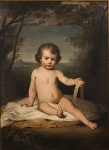 Infant St. John (öljy kankaalle)