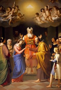 Neitsyten häät, Adeodato Malatesta (1806-1891), San Giuseppe (St Joseph) kirkko, Bologna, Emilia-Romagna. Italia