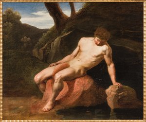 Narcissus (öljy kankaalle)