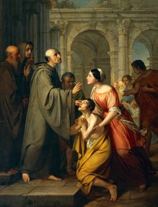 St Mauro Abbot antaa näön nuorelle sokealle miehelle