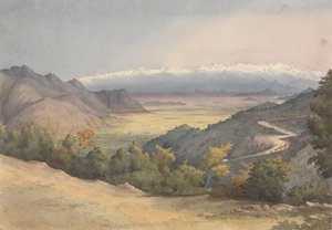 "Santiagon tasanko Chilessä Cuesta del Pradolta, 7. tammikuuta 1851".