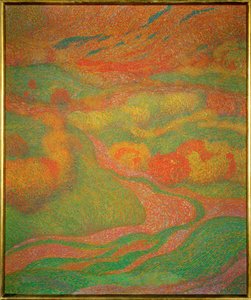 Maisema (öljy kankaalle) tekijältä Adolf Bohm