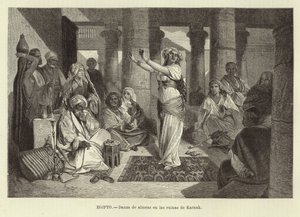 Egypti - Tanssii raunioissa Karnakissa