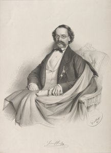 Muotokuva viulisti ja säveltäjä Heinrich Proch 1809-1878, 1857.