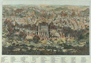 Yleinen näkymä Jerusalemista tekijältä Adolf Eltzner