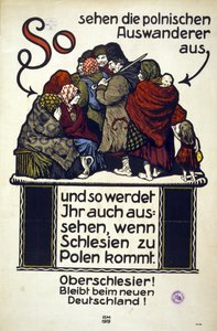 Saksalainen Puolan vastainen juliste