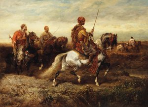 Arabialaiset ratsasmiehet, tekijältä Adolf Schreyer