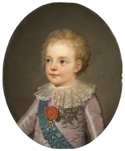 Louis Joseph Xavier Francois de Bourbon (1781-1789), Dauphin Ranskasta, kirjoittanut Wertmueller, Adolf Ulrik (1751-1811). Öljy kankaalle