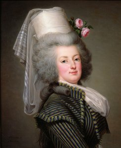 Marie-Antoinette (1755-93) Habsbourg-Lorrainen, Itävallan arkkiherttuatar, Ranskan ja Navarran kuningatar, 1788