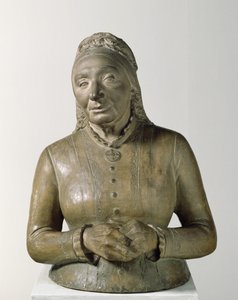 Muotokuva Marie Fielderistä (1819-1901), 1882 (terrakotta) tekijältä Adolf von Hildebrand
