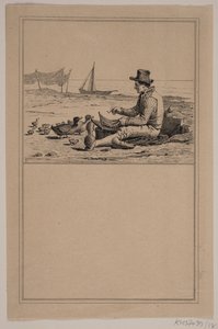 Kalastaja ja ankka. Ei. 17 Chr. Winther ja M. Rørbye, "25 kuvaa pienille lapsille"