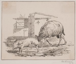 Oinas ja sika tekijältä Johan Adolph Kittendorff