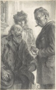 Lääkäri ja potilas tekijältä Adolph Menzel