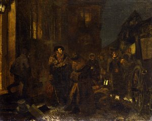 Pysähdys matkan varrella tekijältä Adolph Menzel