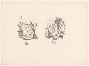 Taiteilijaopiskelija tekijältä Adolph Menzel