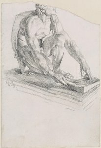 Hiova skytti (valettu alkuperäiskappaleen mukaan, joka sijaitsee Uffizin taidemuseossa Firenzessä) tekijältä Adolph Menzel