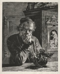 Antiikki - Omakuva, 1851. tekijältä Adolph Menzel