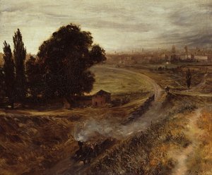 Berliini-Potsdamin rautatie, 1847 tekijältä Adolph Menzel